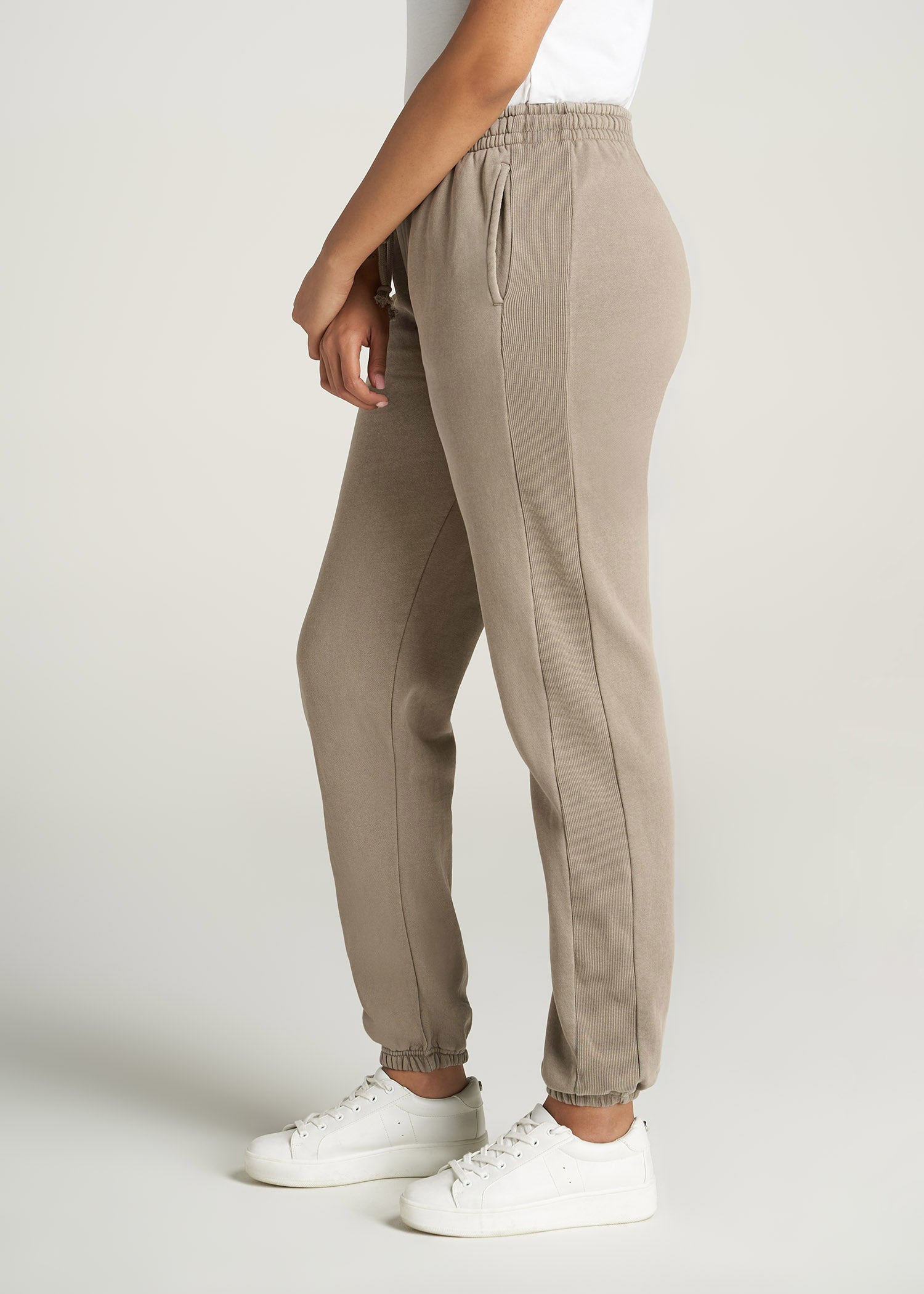 American-Tall-Women-GarmentDye-Sweatpants-Khaki-side