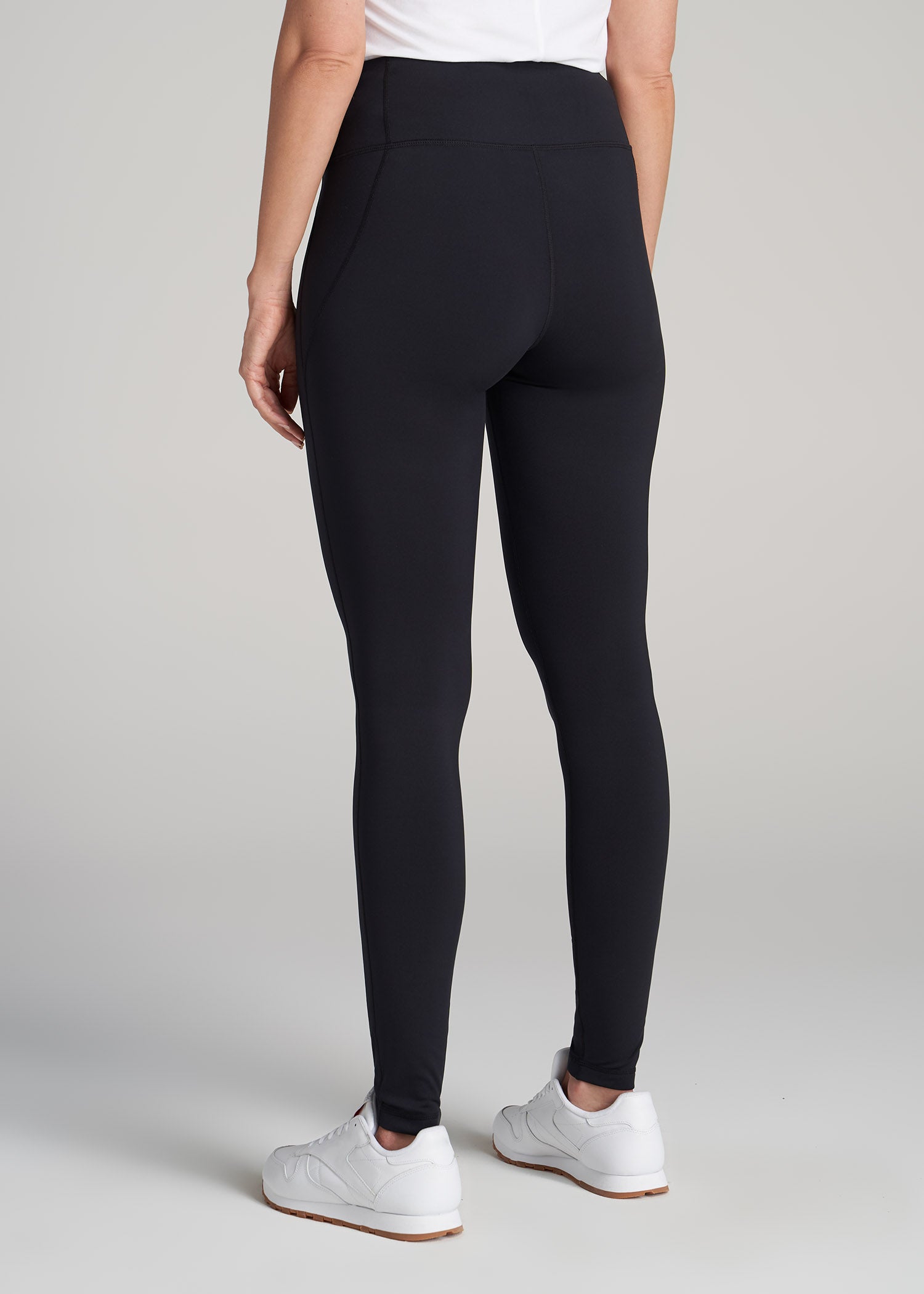 American-Tall-Women-Thermal-Legging-Black-back
