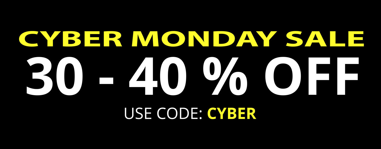 30-40% OFF CYBER MONDAY