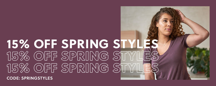 15% OFF SPRING STYLES