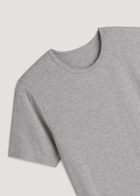 2 Pack Luxe Modal Crewneck Undershirt in Grey Mix