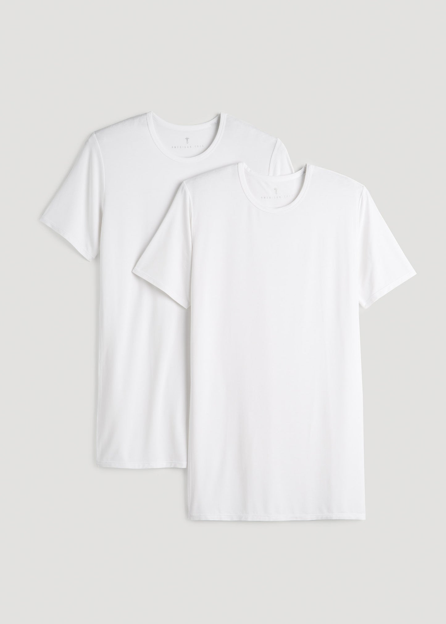 2 Pack Luxe Modal Crewneck Undershirt in White
