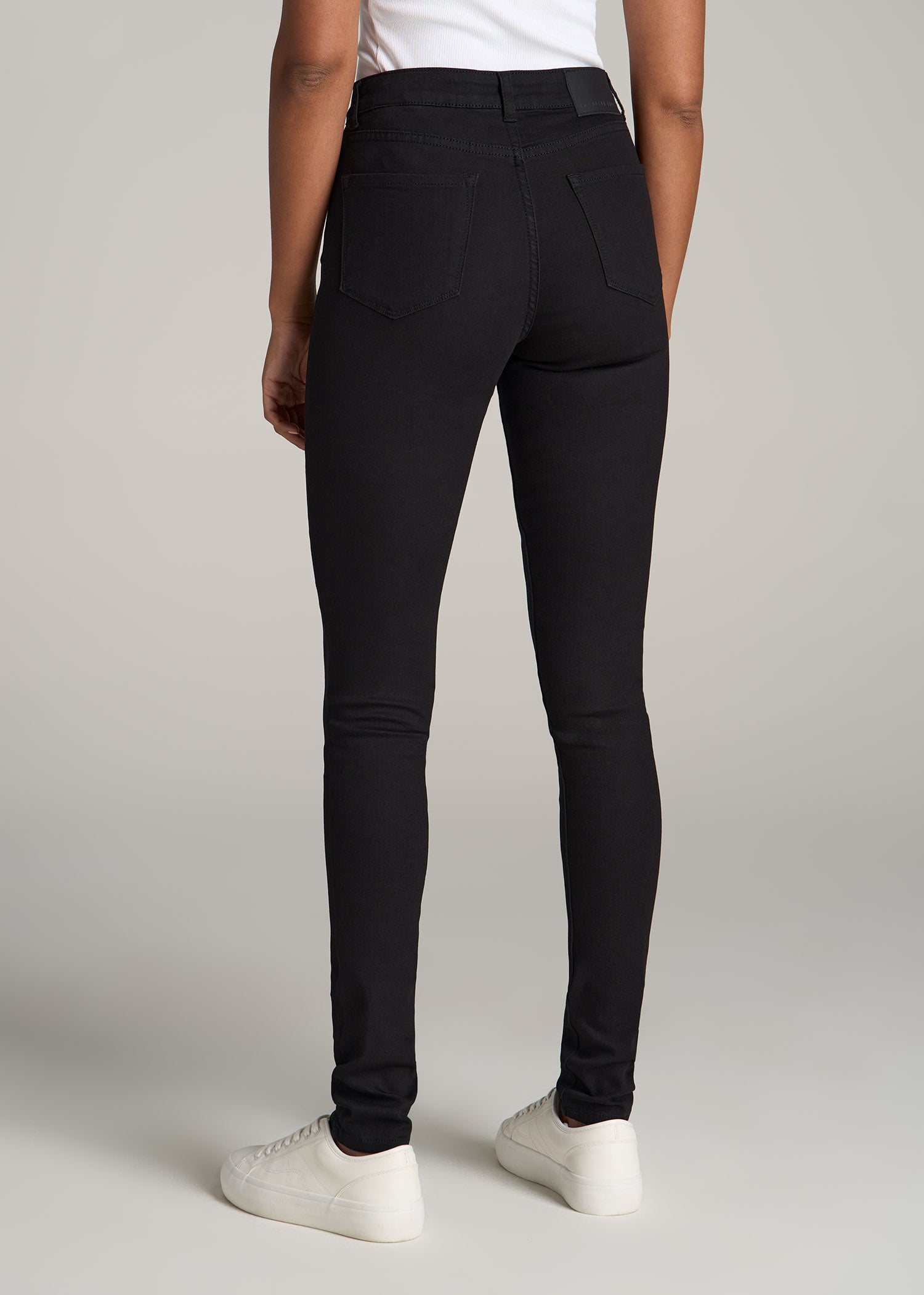 Black Skinny Jeans Tall Women's | Georgia High Rise | American Tall