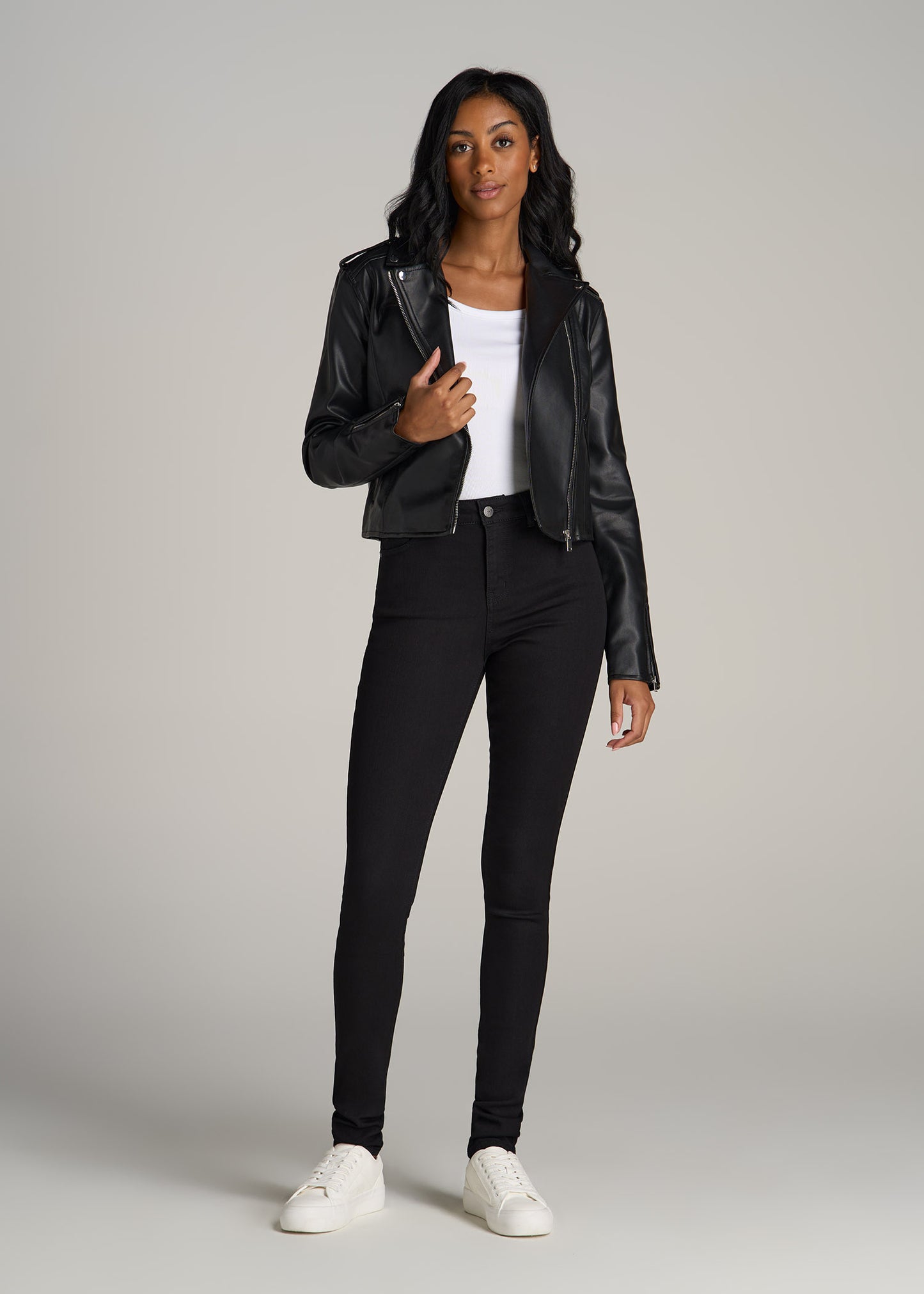 Georgia HIGH RISE SKINNY Tall Women's Jean in Black