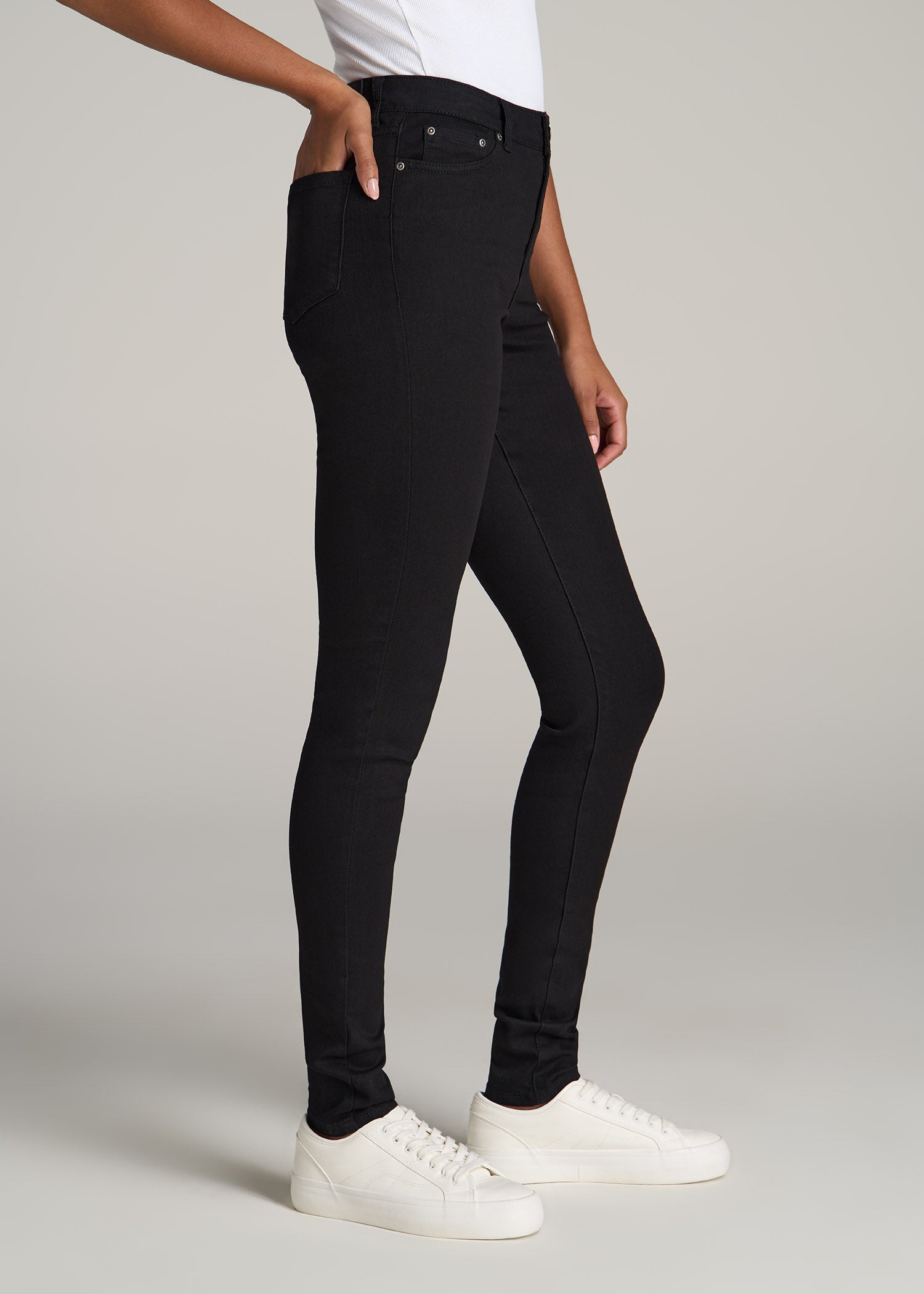 Black skinny jeans for ladies Clearance