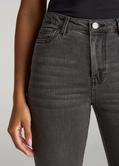 Georgia High-Rise Skinny Jeans for Tall Women in True Grit Grey