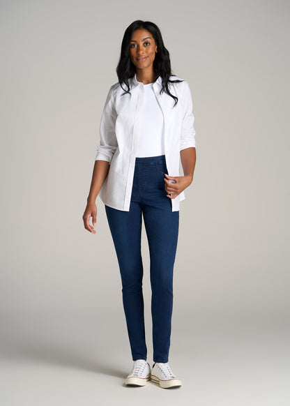 Jeggings for Tall Women in Twilight Blue