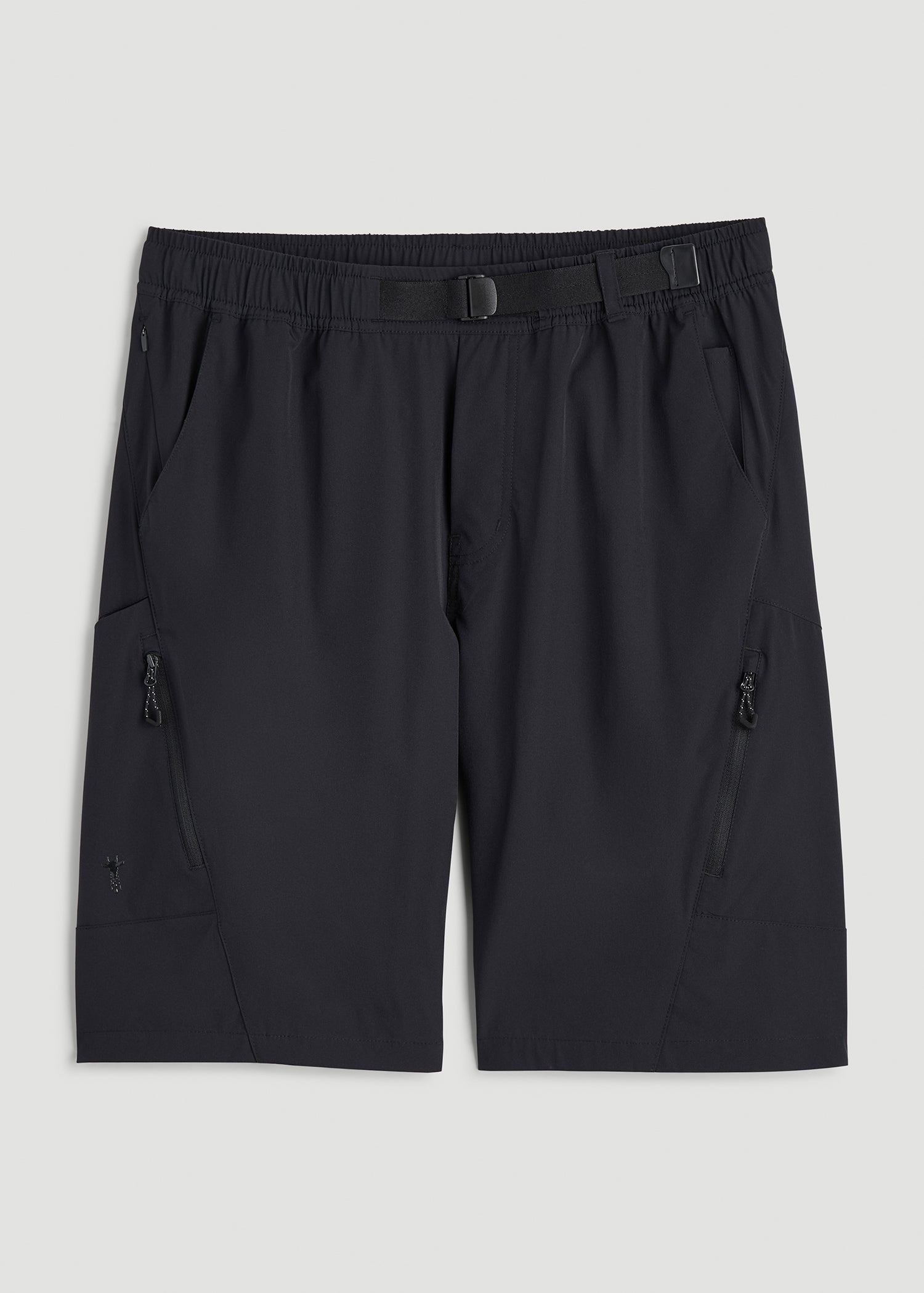 10 Pocket Hiking Short for Tall Men in Black