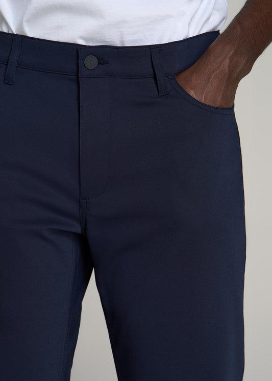 365 Stretch 5-Pocket TAPERED Pants for Tall Men in Evening Blue