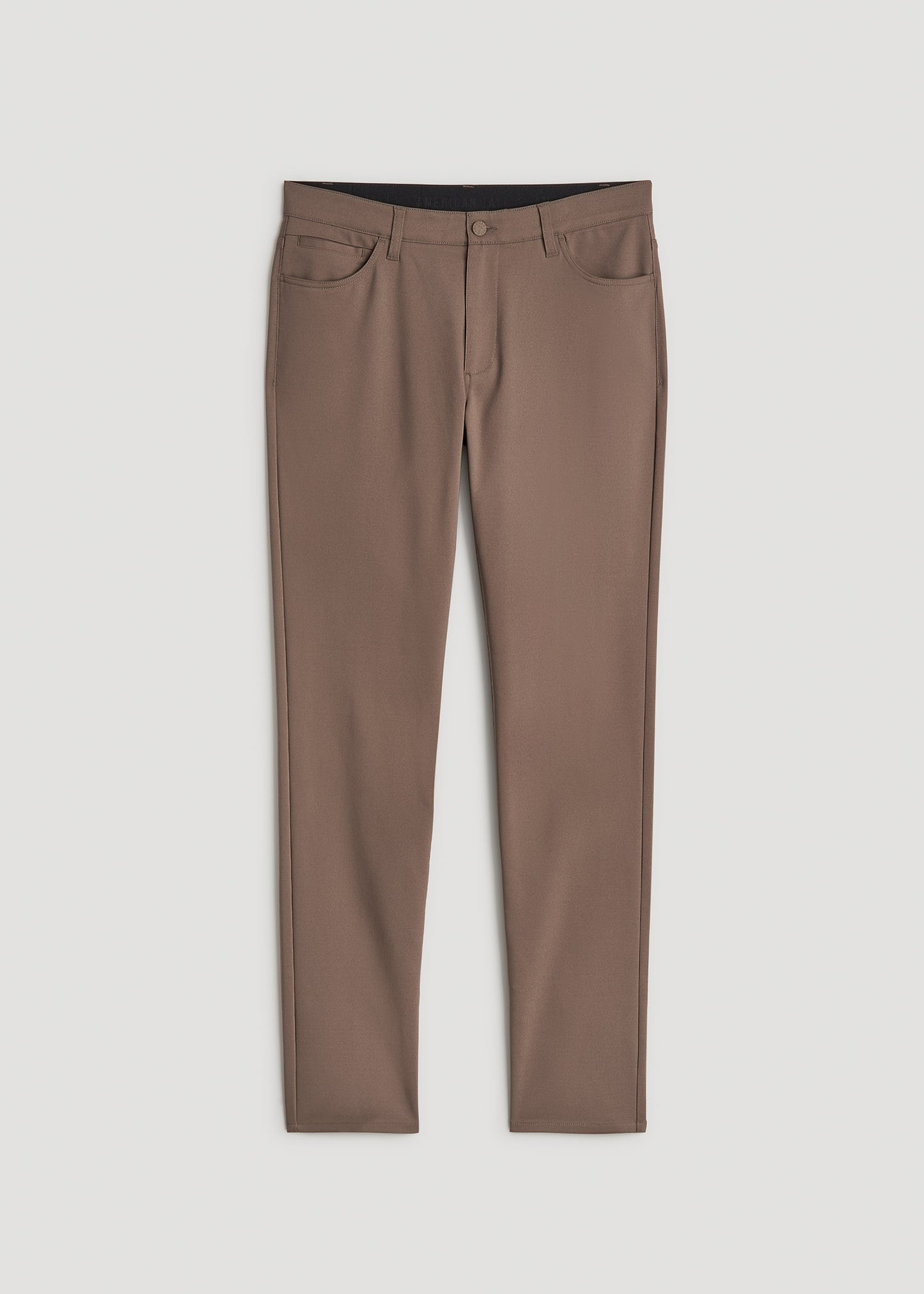 365 Stretch 5-Pocket TAPERED Pants for Tall Men in Washed Brown