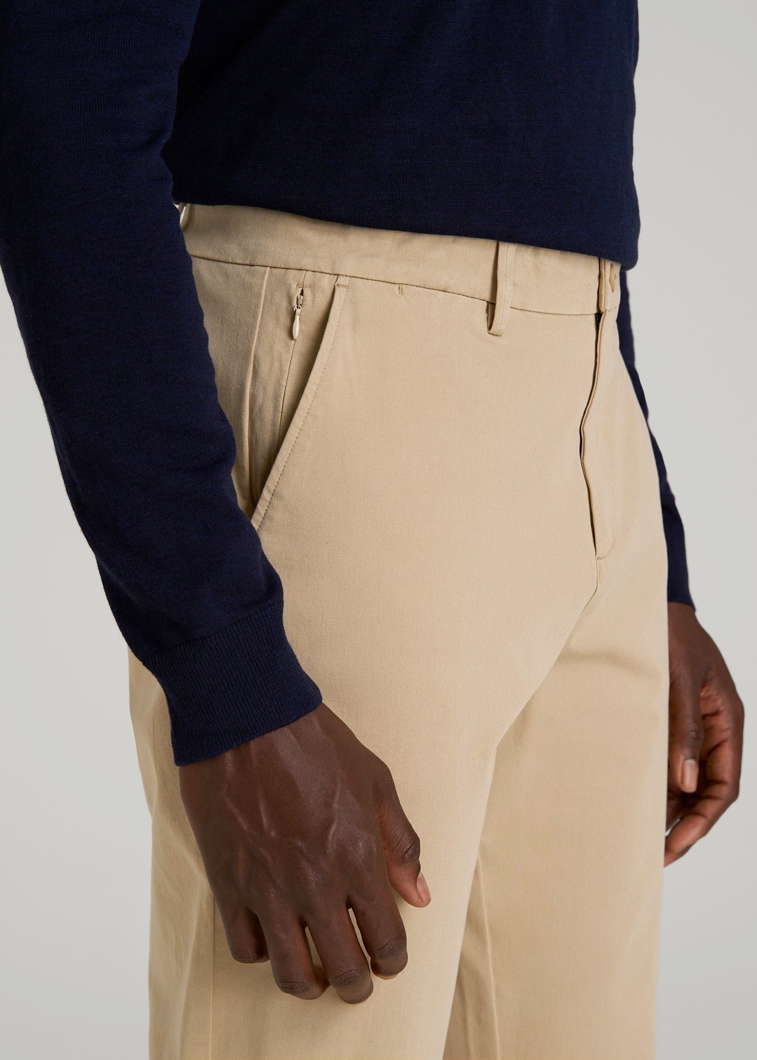 4 Way Stretch Commuter Relaxed Chino Pants for Tall Men | American