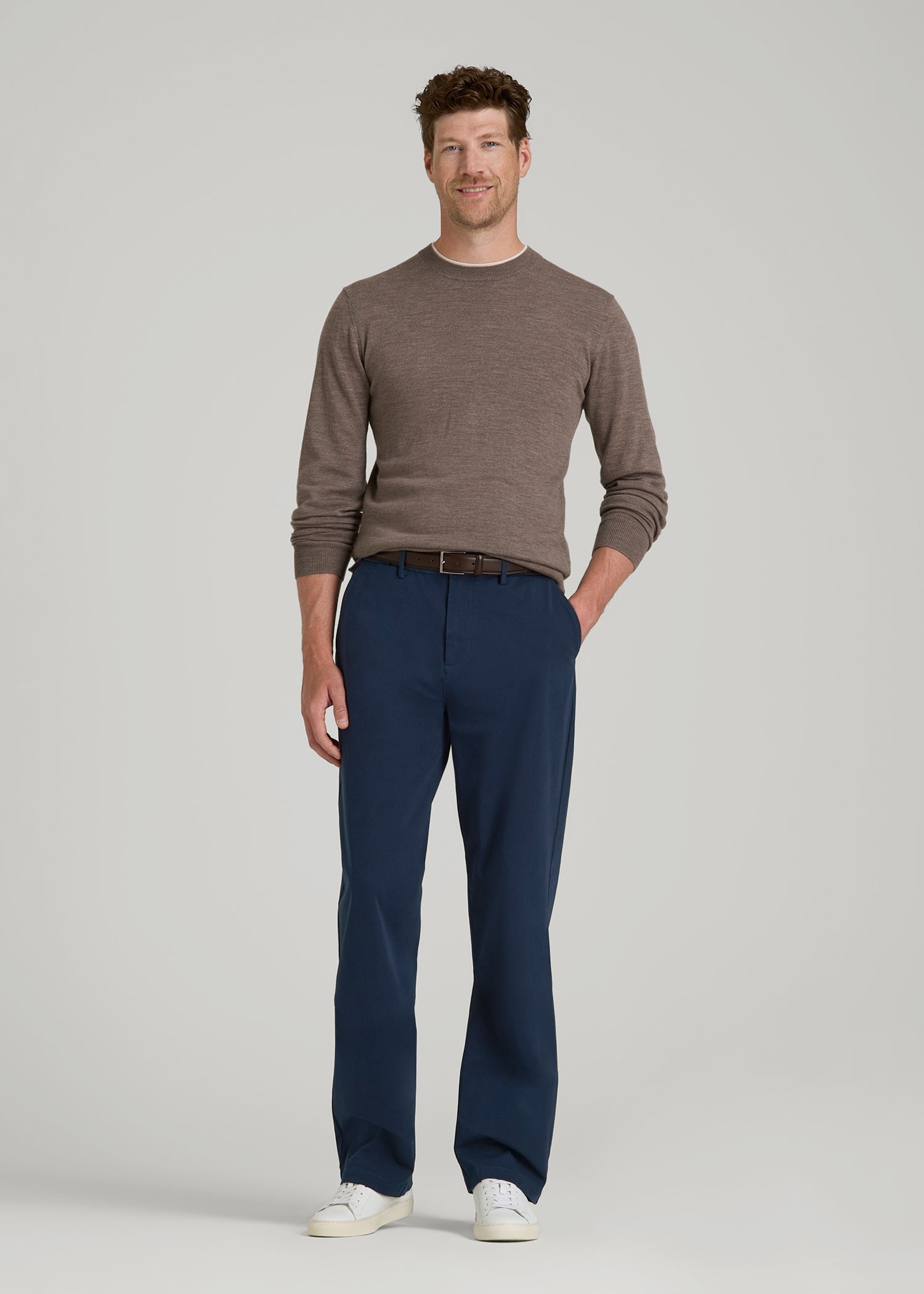 4 Way Stretch Commuter Relaxed Chino Pants for Tall Men | American