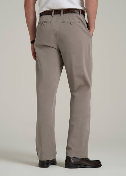 4 Way Stretch Commuter RELAXED Chino Pants for Tall Men in Portobello