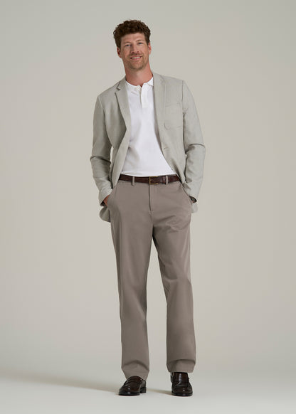 4 Way Stretch Commuter RELAXED Chino Pants for Tall Men in Portobello