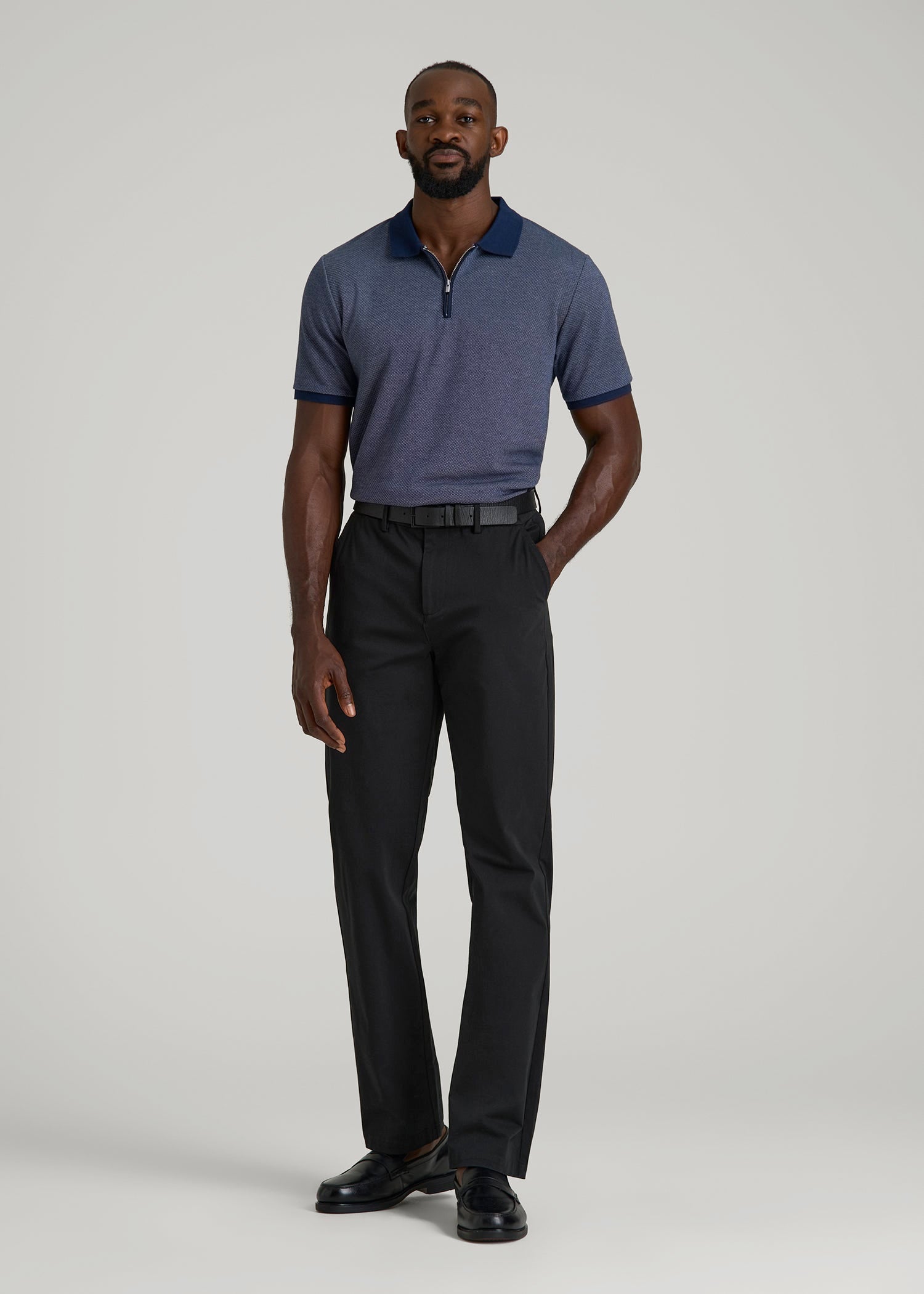 4 Way Stretch Commuter Straight Chino Pants for Tall Men