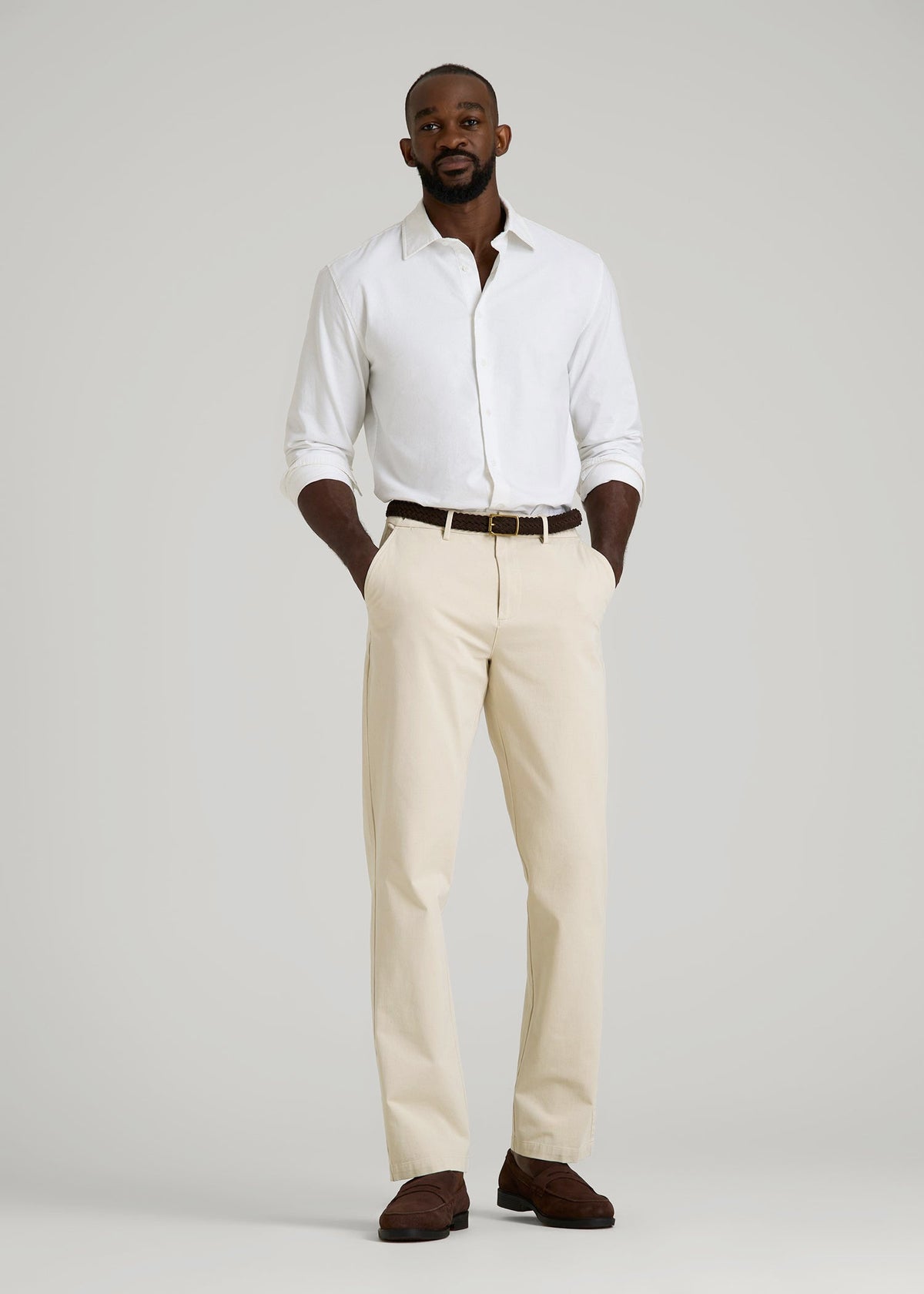 4 Way Stretch Commuter Straight Chino Pants for Tall Men | American Tall