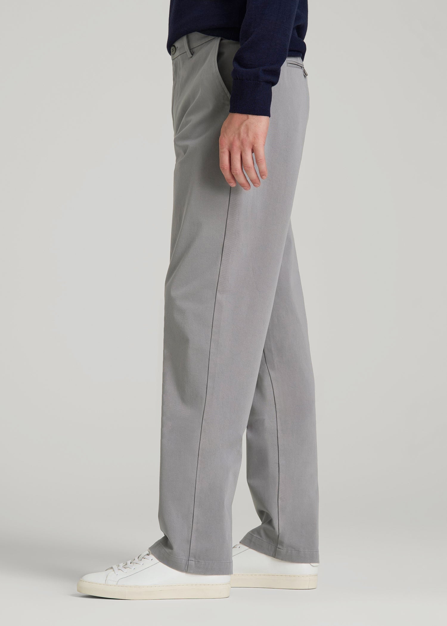 4 Way Stretch Commuter Straight Chino Pants for Tall Men