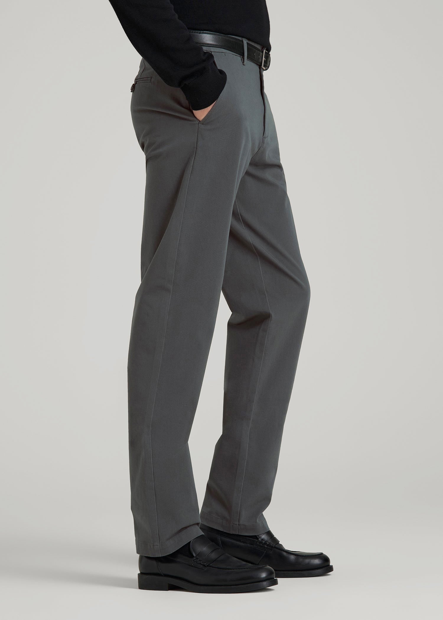 4 Way Stretch Commuter Tapered Chino Pants for Tall Men | American