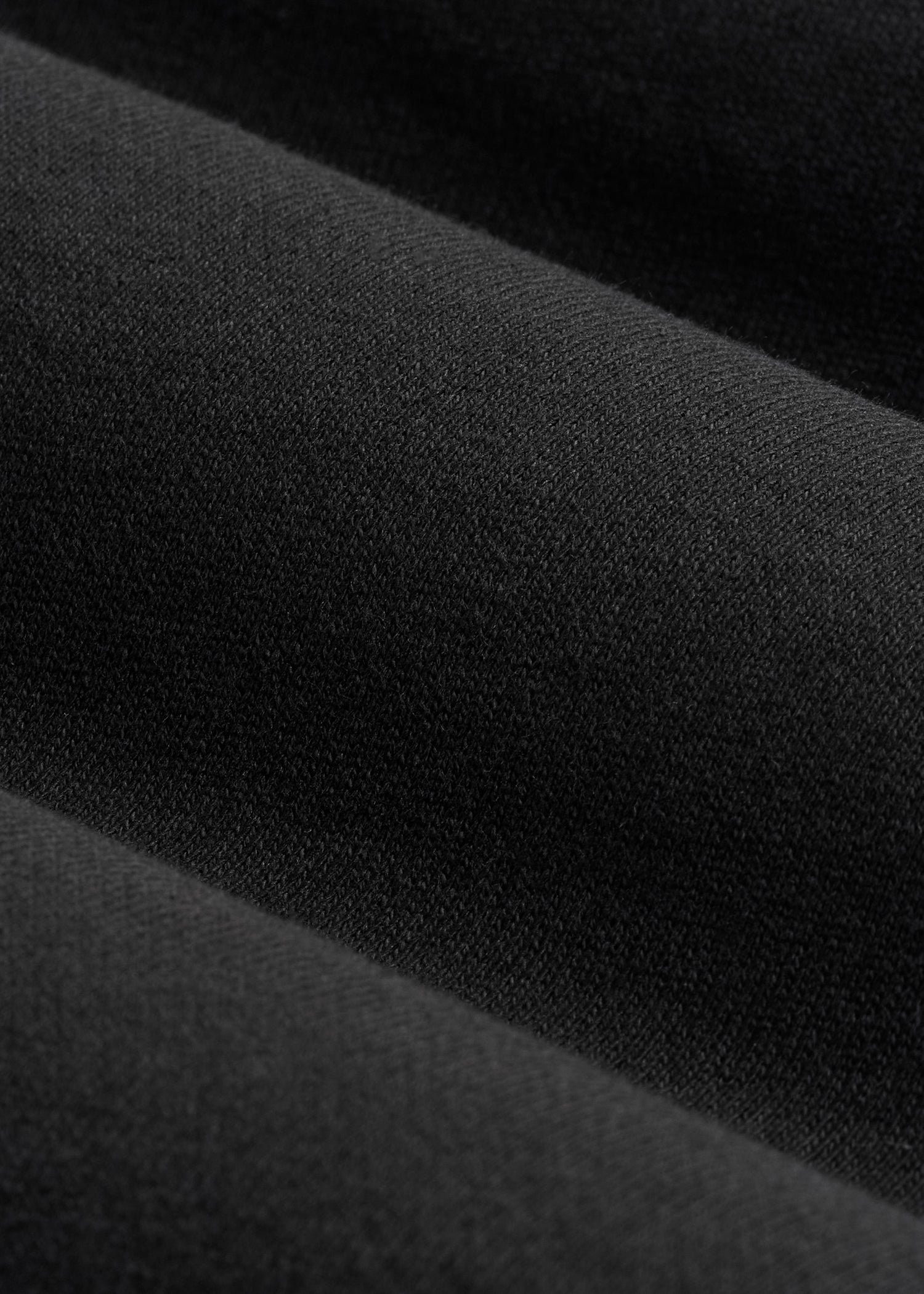 Wearever French Terry Full-Zip Hoodie for Tall Men in Black