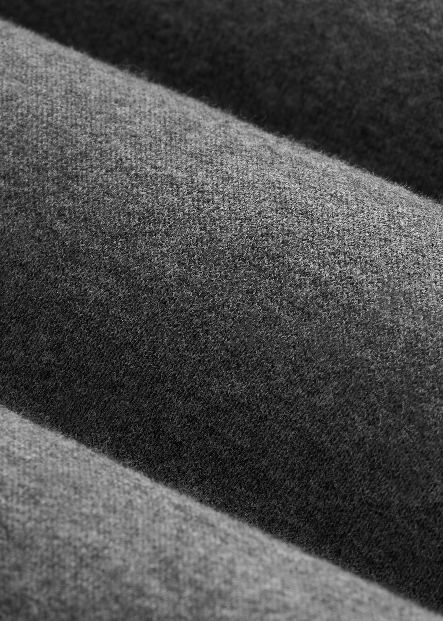 Wearever French Terry Full-Zip Hoodie for Tall Men in Charcoal Mix