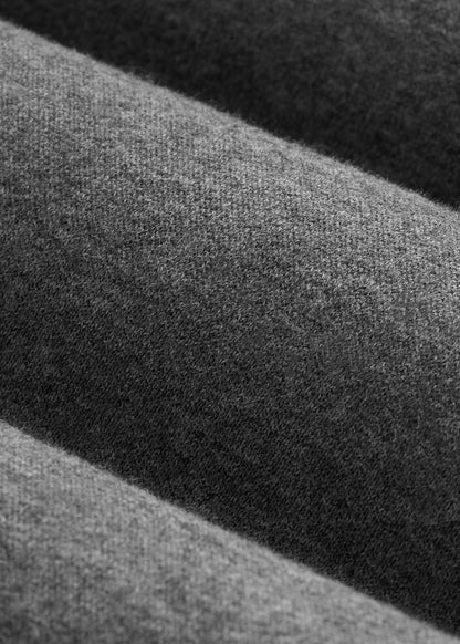 Wearever French Terry Full-Zip Hoodie for Tall Men in Charcoal Mix