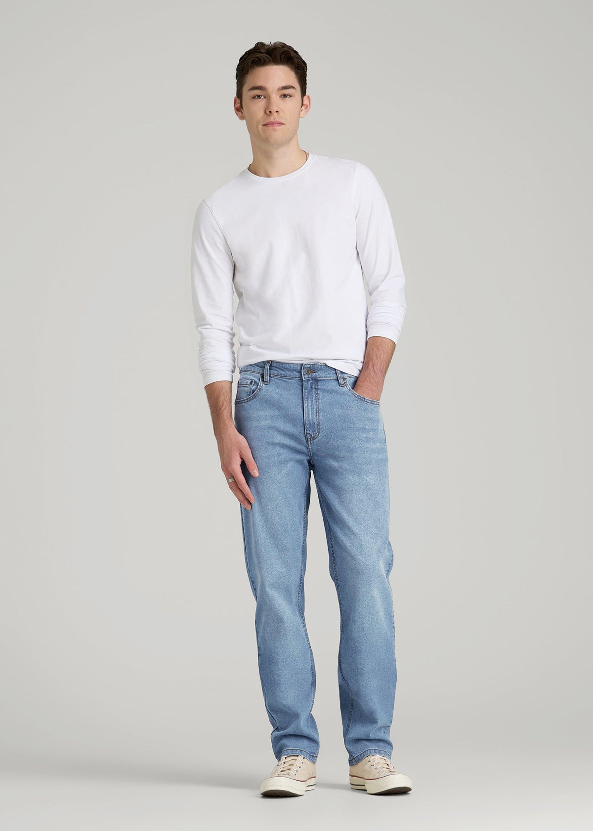 A.T. Basics Men's J1 Straight Fit Jeans for Tall Men | American Tall