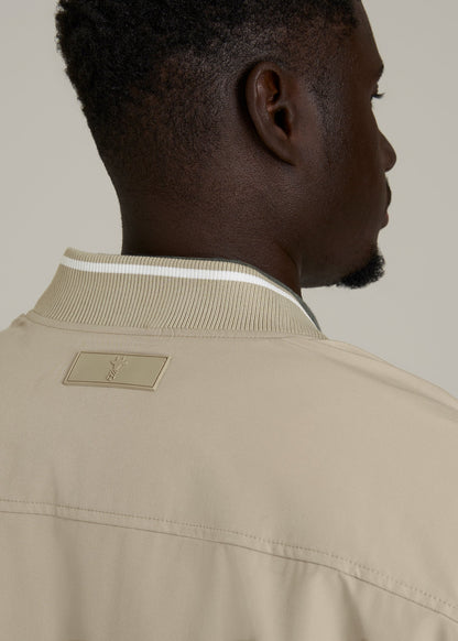 A.T. Bomber Jacket for Tall Men in Desert Khaki