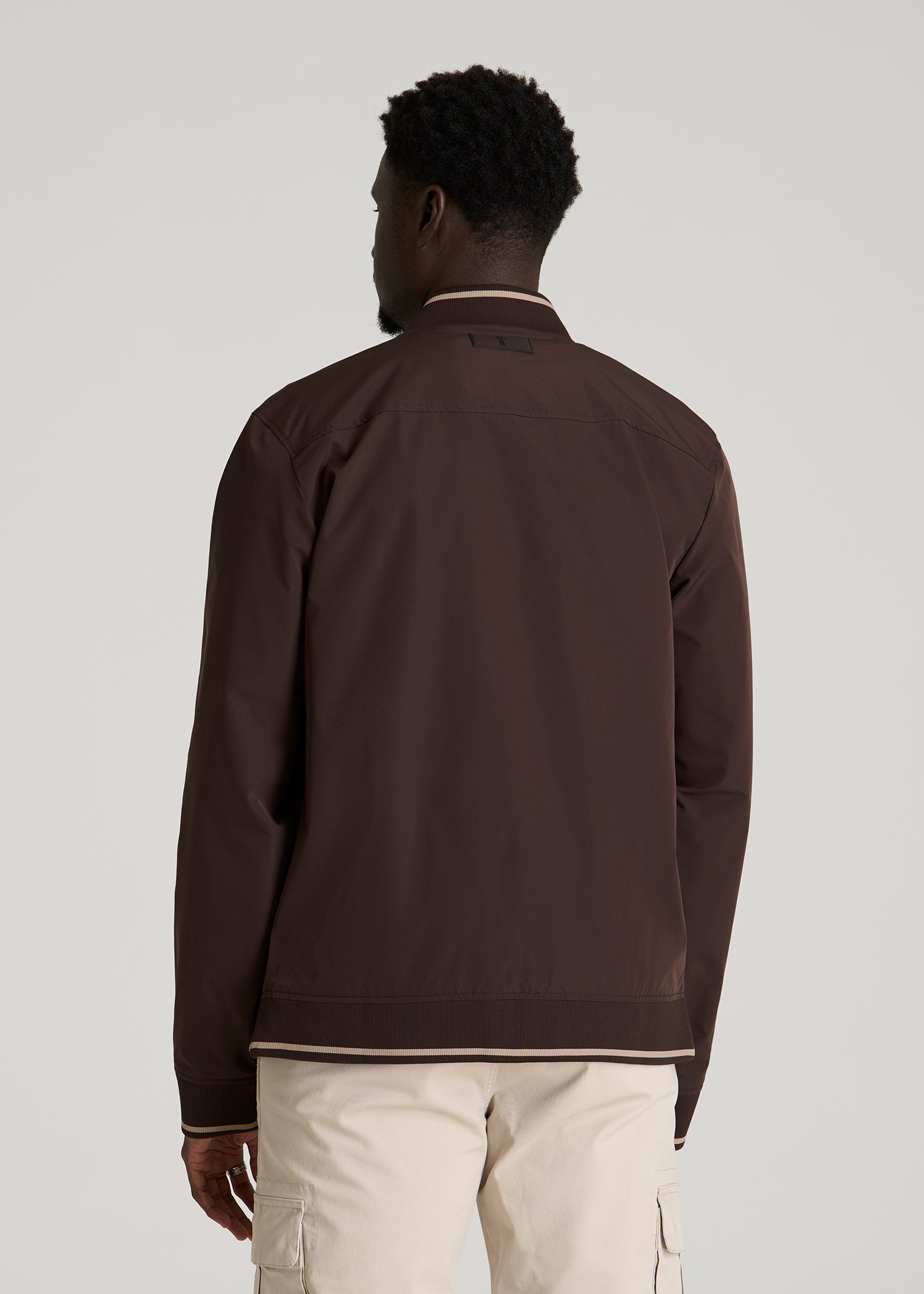A.T. Bomber Jacket for Tall Men in Espresso