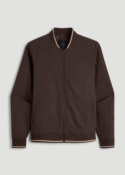 A.T. Bomber Jacket for Tall Men in Espresso