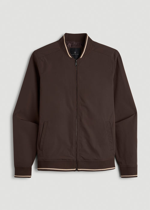 A.T. Bomber Jacket for Tall Men in Espresso