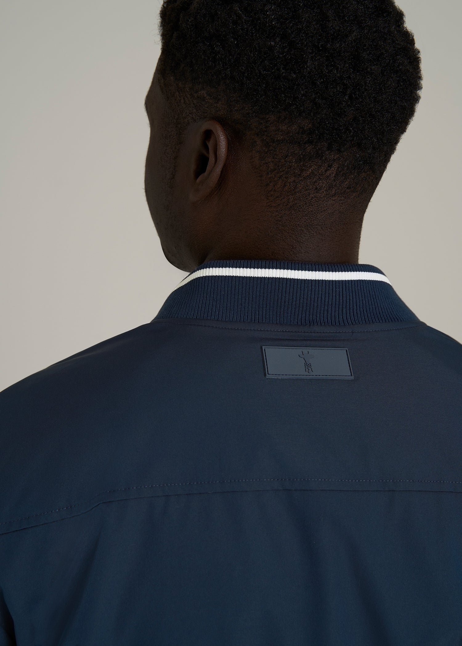 A.T. Bomber Jacket for Tall Men in Navy