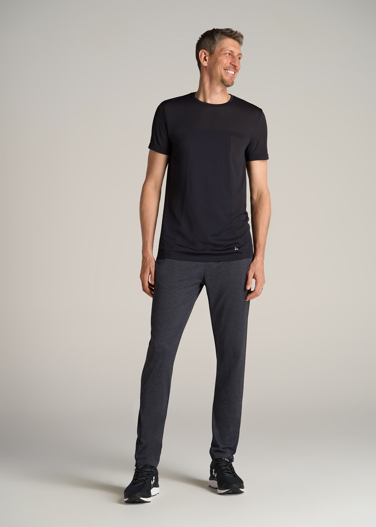 AT Performance Engineered Athletic Tall Tee in Black