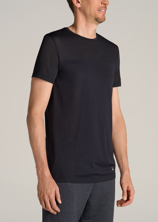 A.T. Performance MODERN-FIT Engineered Athletic Tall Tee in Black