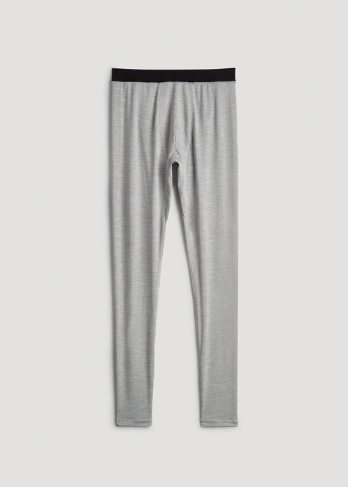 A.T. Performance Tights for Tall Men in Silver Grey