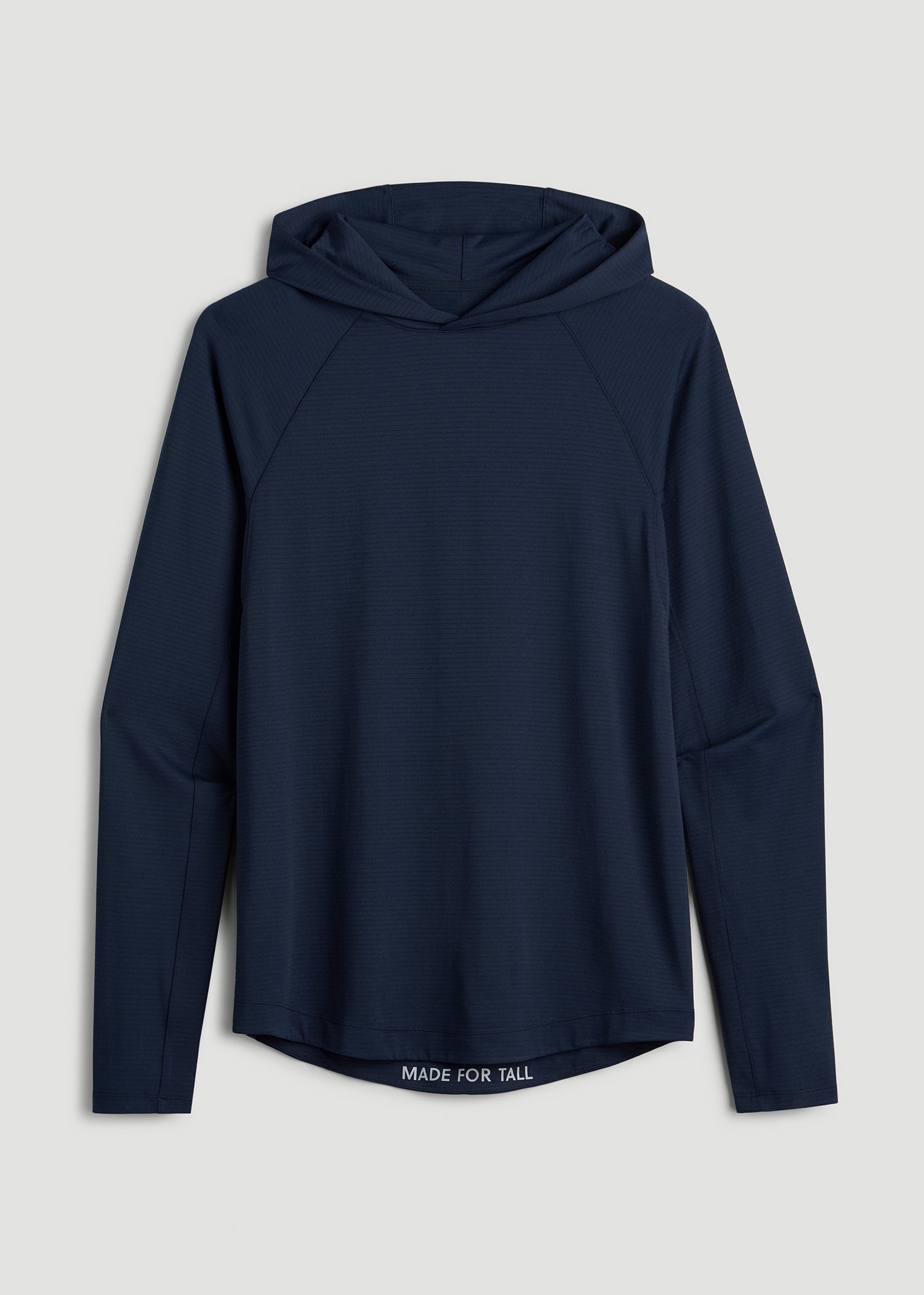 Air Knit Performance Hoodie for Tall Men in Royal Navy