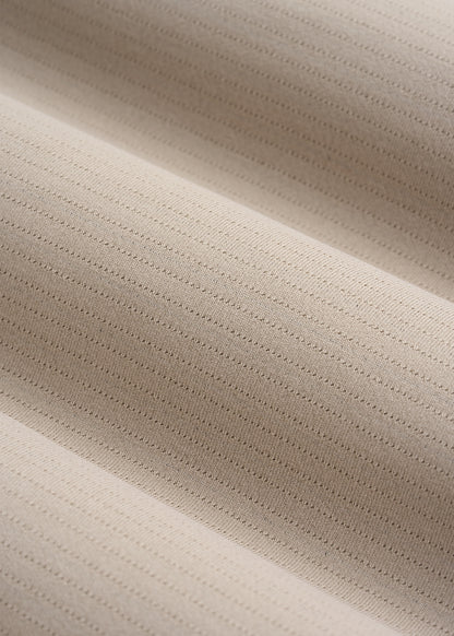 Air Knit Short Sleeves Performance Tshirt for Tall Men in Simply Taupe