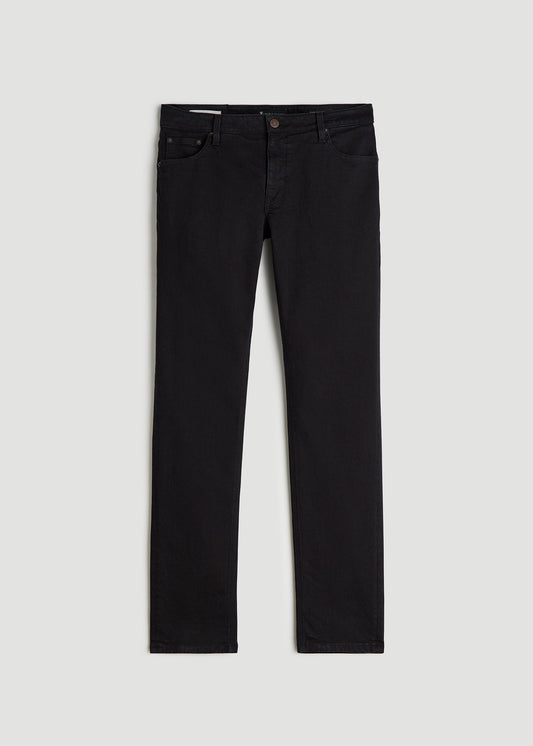 Americana Collection Carman Tapered Fit Jeans For Tall Men in Lark Black