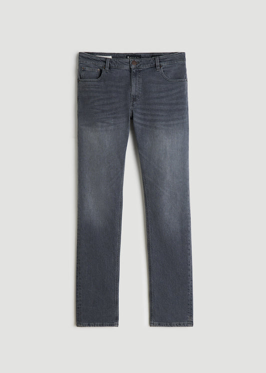 Americana Collection Carman Tapered Fit Jeans For Tall Men in Wolf Grey