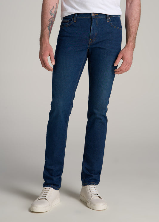 Americana Collection Dylan Slim Fit Jeans For Tall Men in Crown Blue
