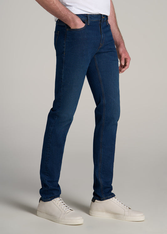 Americana Collection Dylan Slim Fit Jeans For Tall Men in Crown Blue