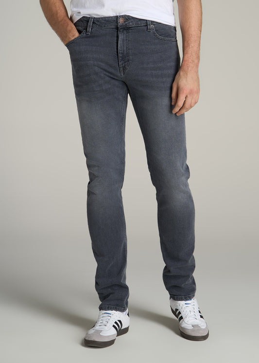 Americana Collection Dylan Slim Fit Jeans For Tall Men in Wolf Grey