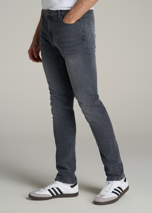 Americana Collection Dylan Slim Fit Jeans For Tall Men in Wolf Grey