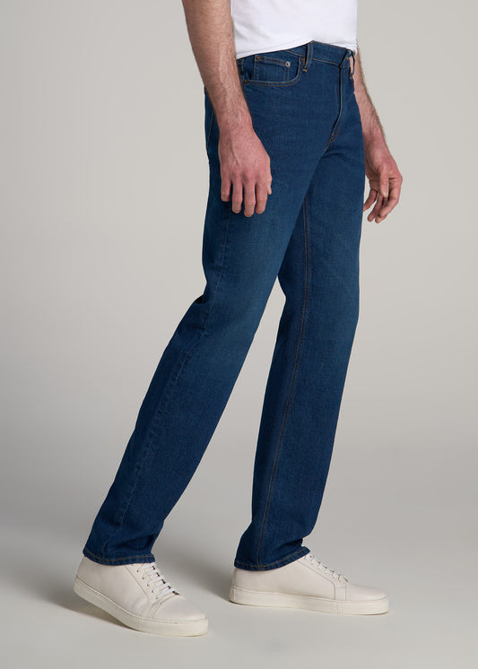Americana Collection J1 Straight Fit Jeans For Tall Men in Crown Blue