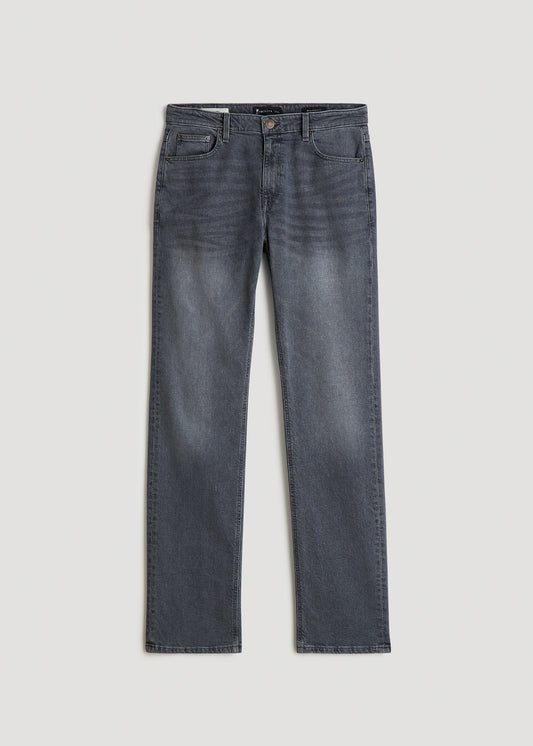 Americana Collection J1 Straight Fit Jeans For Tall Men in Wolf Grey
