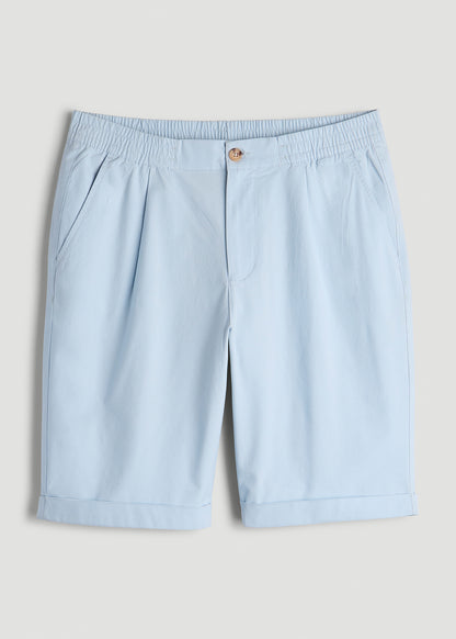 Bermuda Shorts for Tall Men in Ice Blue