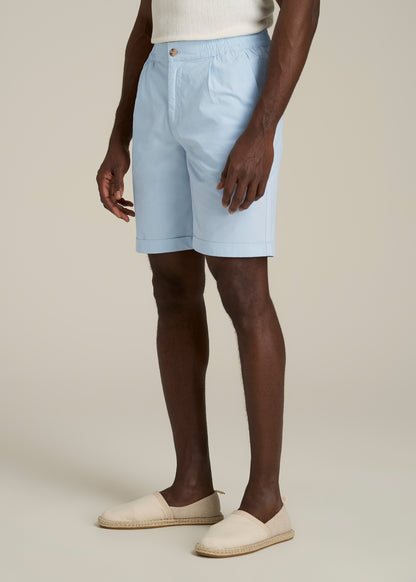 Bermuda Shorts for Tall Men in Ice Blue