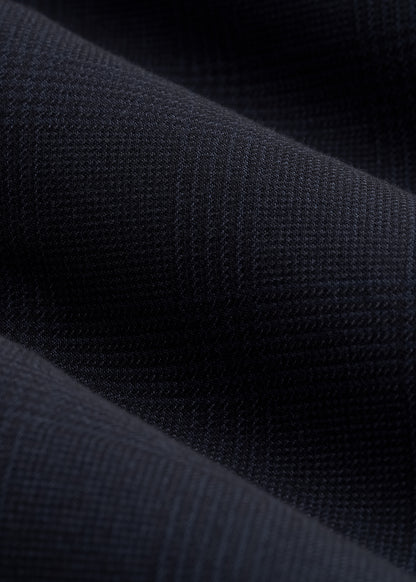 Core Blazer for Tall Men in Black and Blue Plaid