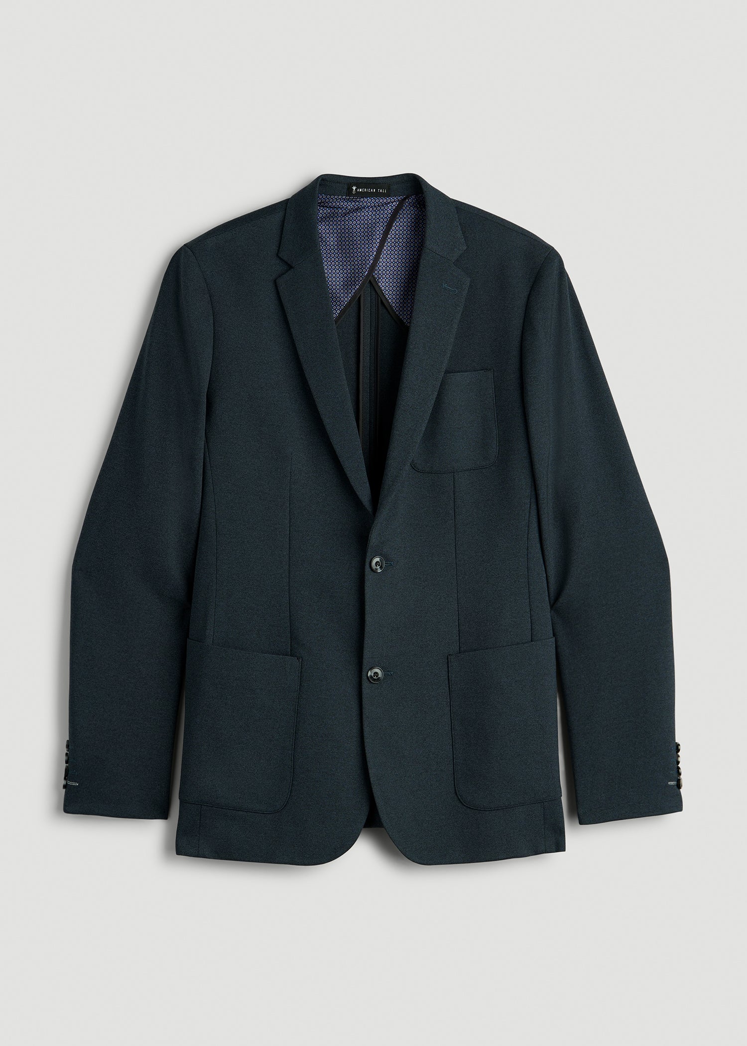 Core Blazer for Tall Men in Blue Steel