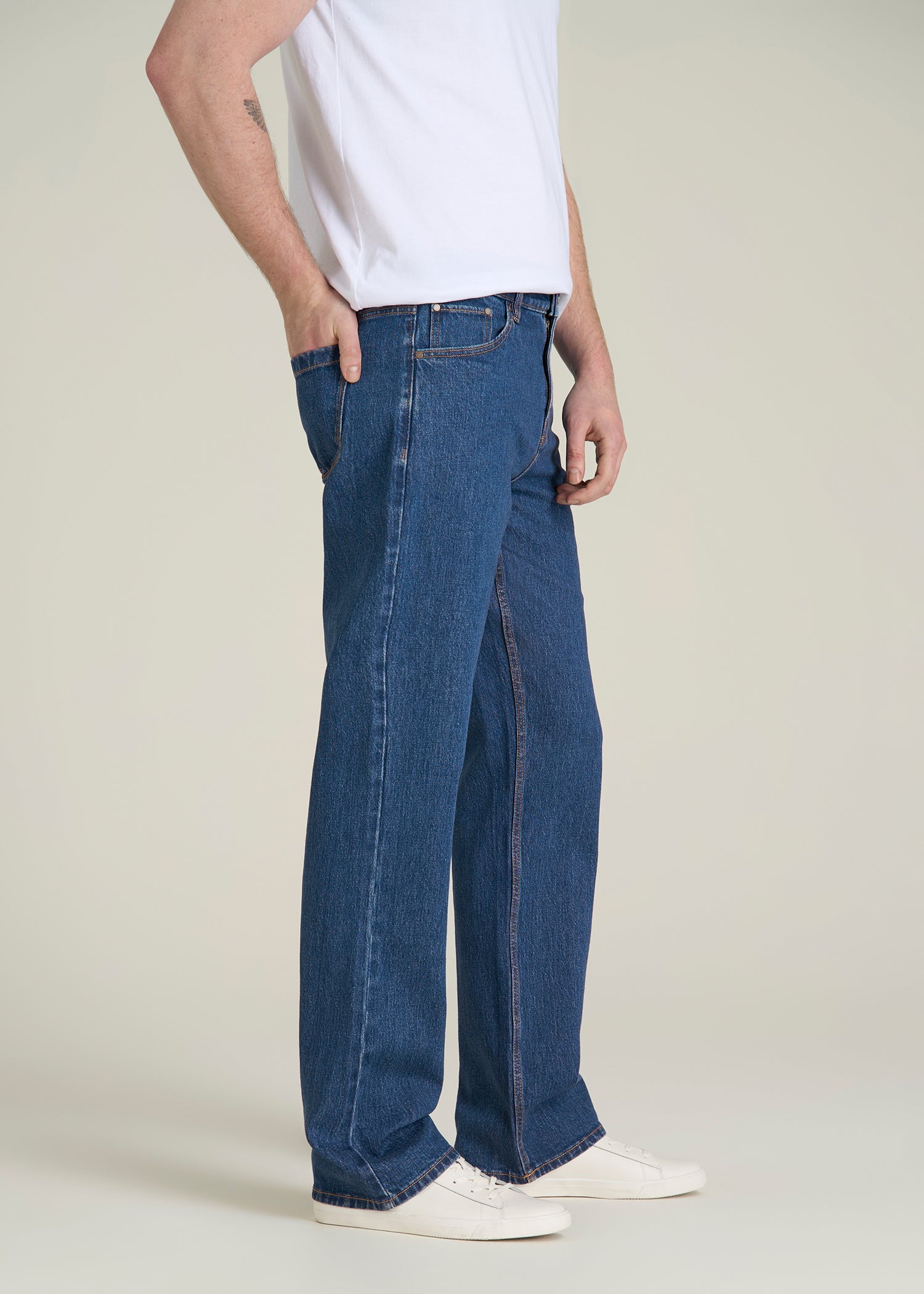 Bootcut Jeans for Tall Men in New Colorado Blue