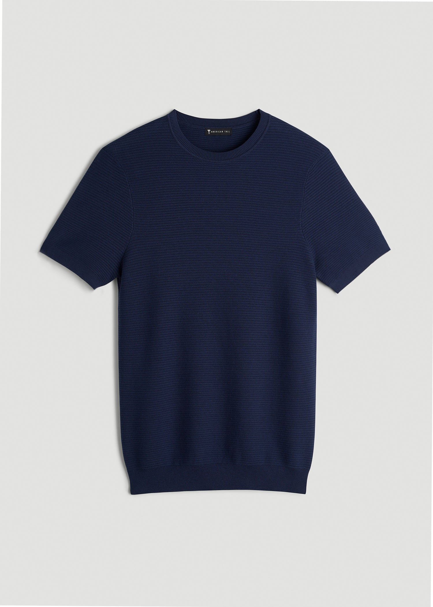 Braided Knit T-Shirt for Tall Men | American Tall